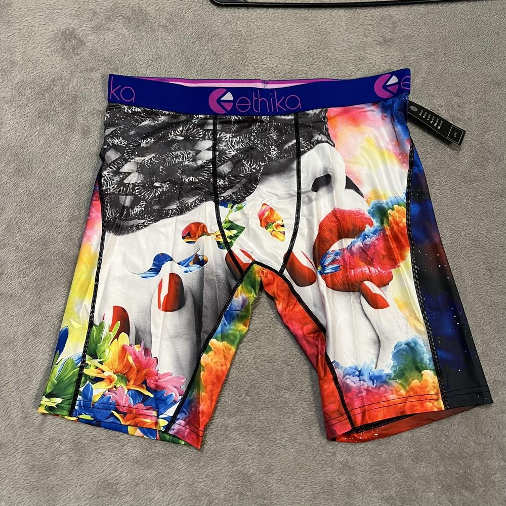 Ethika Pandora Boxer Briefs Mens XL Colorful Space Graphic Print Underwear New